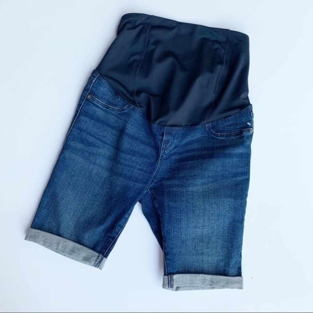 Isabel‎ Matenity Denim Bermuda Shorts Size 2